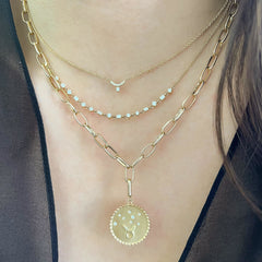 hand made chain necklace is perfect for layering