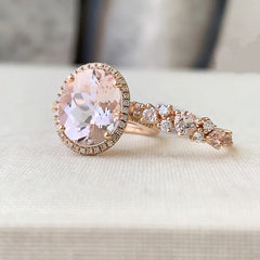 Cluster Morganite Band