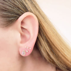 kite mini post earrings