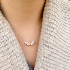 angel wings necklace