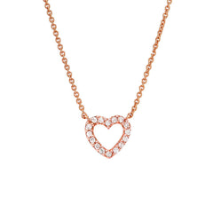 Mini Open Heart Necklace