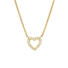 Mini Open Heart Necklace