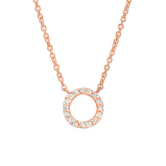 small open circle of life necklace