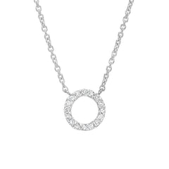 small open circle of life necklace