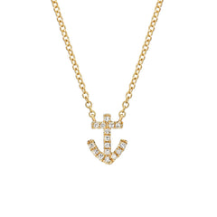 anchor mini necklace