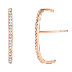 lobe line earrings