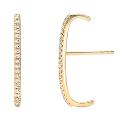 lobe line earrings