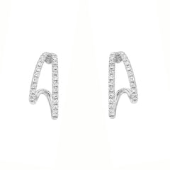 Mini Split Hoop Post Earrings