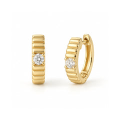 Grande DNA Huggie Earrings