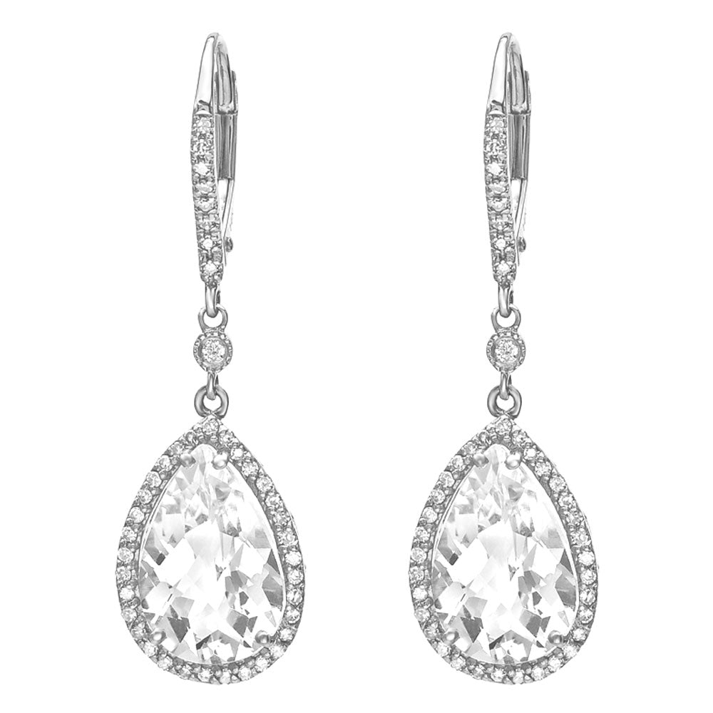 Tear Drop Diamond Earrings – Forever Today by Jilco