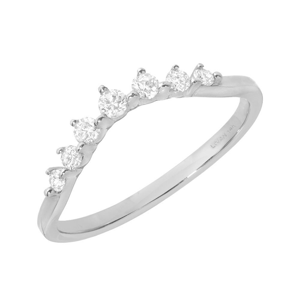 Prevost - 14K White Gold 7 Stone Oval Diamond Anniversary Band - 1.66 –  Everett Jewelry