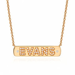 Family Plaque Necklace
