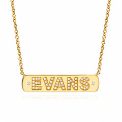 Family Plaque Necklace