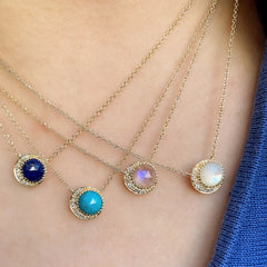 moon phase necklaces