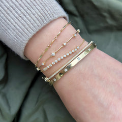 Diamond Station Bangle