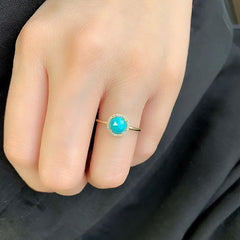 rosie ring in turquoise and diamondsa