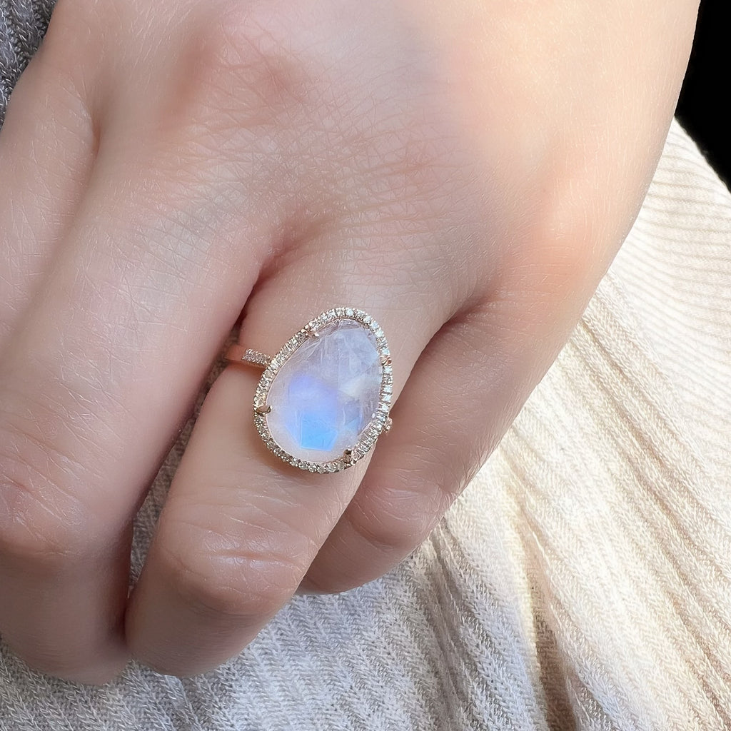 Moonstone Rings