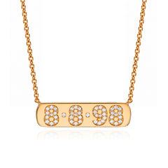 Date Plaque Necklace