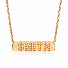 Family Plaque Necklace