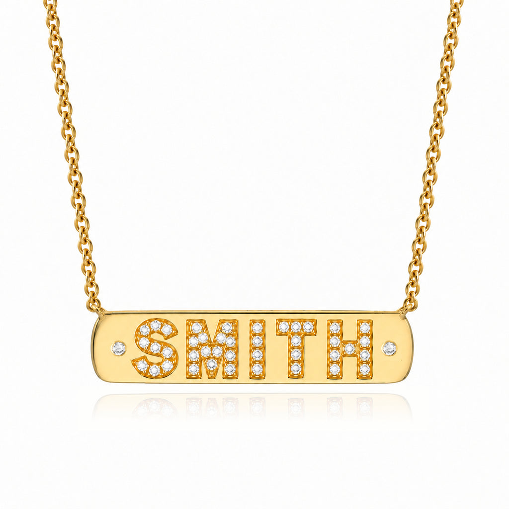 Family Plaque Necklace