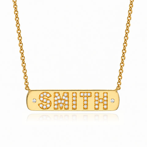 Family Plaque Necklace