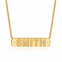 Family Plaque Necklace
