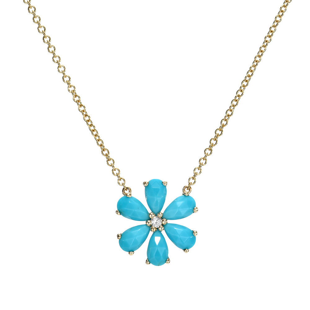 【TATIANA】Rough Flower Cubic Chips Necklace★送料無料★6色 TATIANA】Rough Flower Cubic Chips Necklace☆送料無料☆6色
