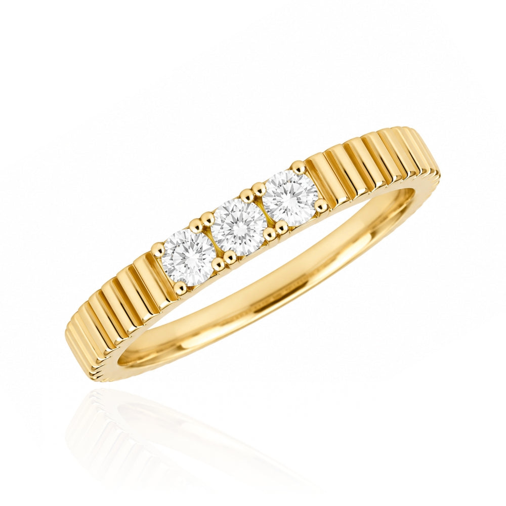 DNA Band with Diamonds