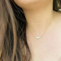 triangle necklace