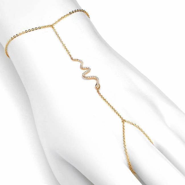 Deco Marquise Hand Chain - Size 6.25 – Shahla Karimi