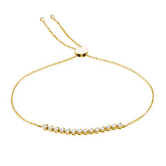 bolo bracelet with martini set diamonds