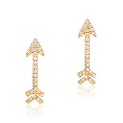 arrow post earrings