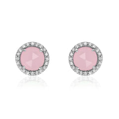 pink opal rosie post earrings