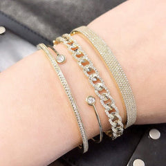 Open Bezel Cuff