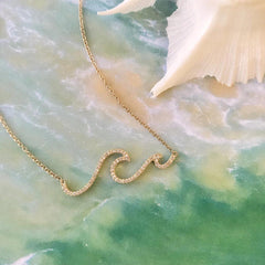 wave necklace