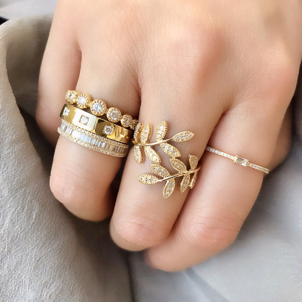Elegant Stacking Rings Trendy Infinity Chain Knot Design - Temu