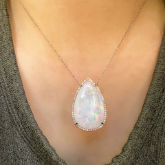 Opal one of a kind necklace