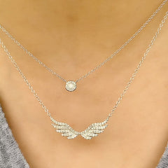 angel wings necklace