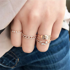 personalized initial plaque ring