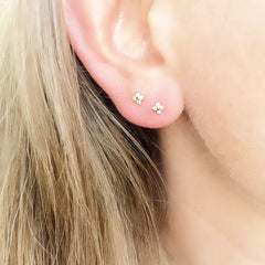 souli diamond post earrings