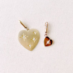 heart clip charms