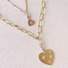 heart clip charms
