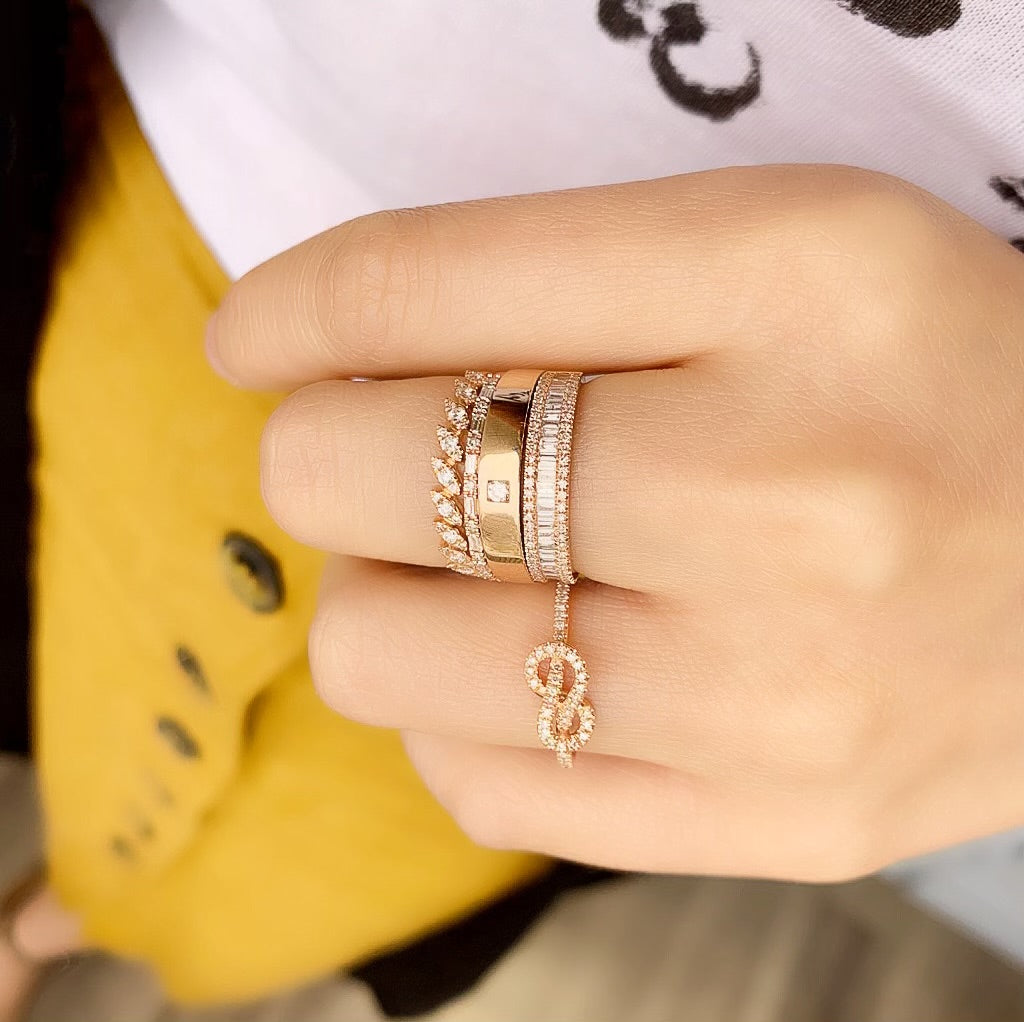 Infinity Love Knot Promise Ring