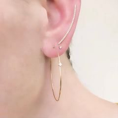 thin wire hoop accent