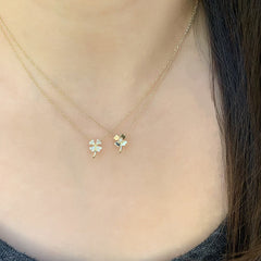 four leaf clover necklaces