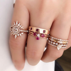 Souli Sapphire And Diamond Ring