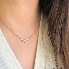 multi marquise necklace
