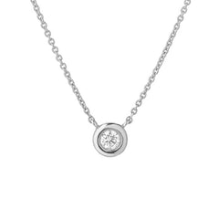 solitaire necklace