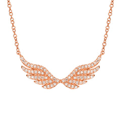 angel bird wings necklace