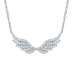 angel bird wings necklace